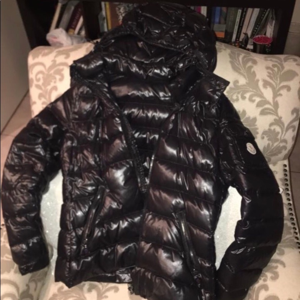 Black moncler jacket
